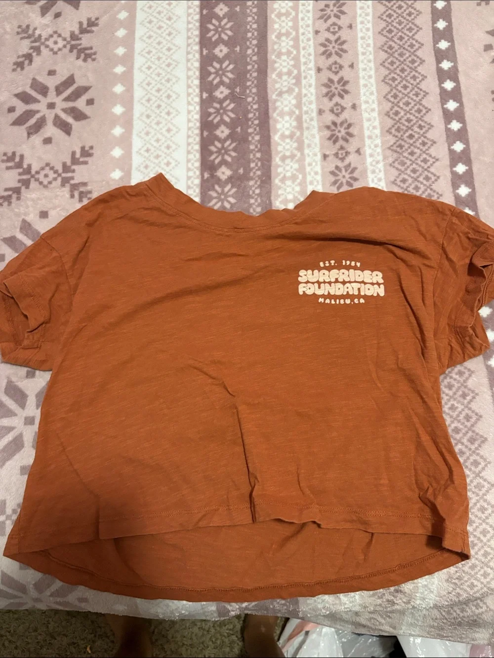 Women  Rust Graphic Tee
